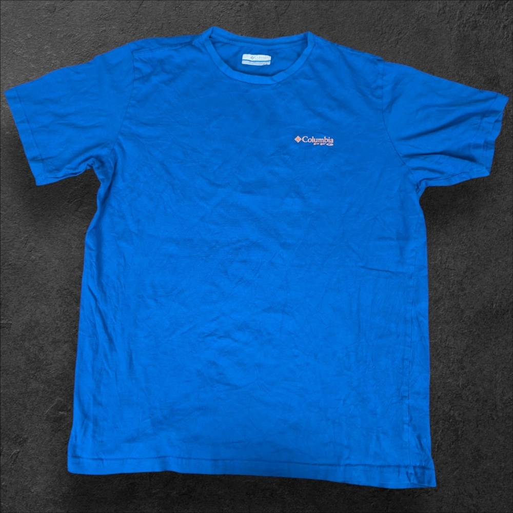 Columbia PFG Tee Shirt Mens Medium  Logo